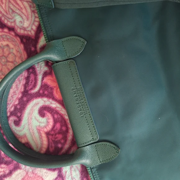 Longchamp Forest Green Tote Bag - Picture 3 of 10